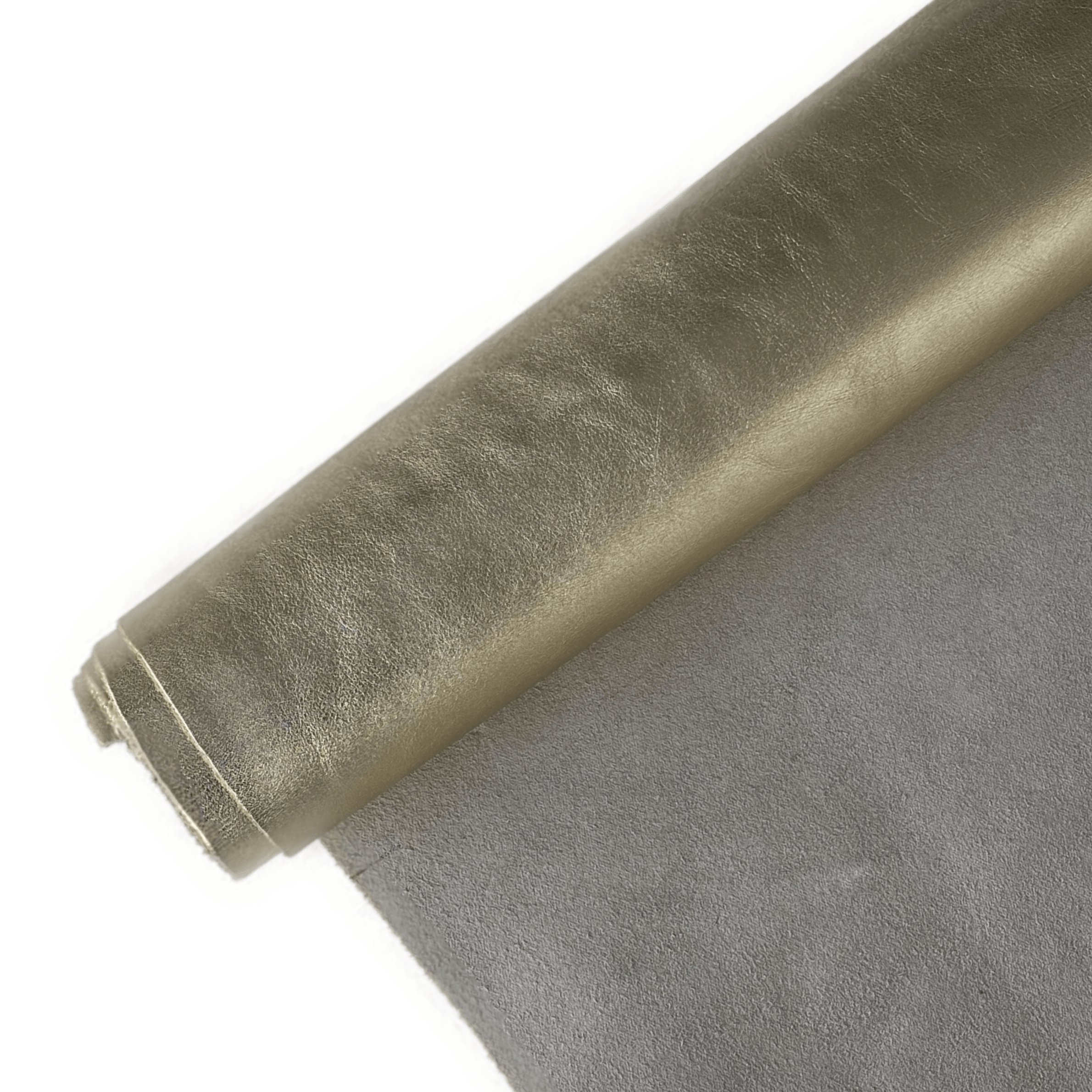 Pflanzlich gegerbtes Rindsleder Metallic Gold 1,3-1,5 mm
